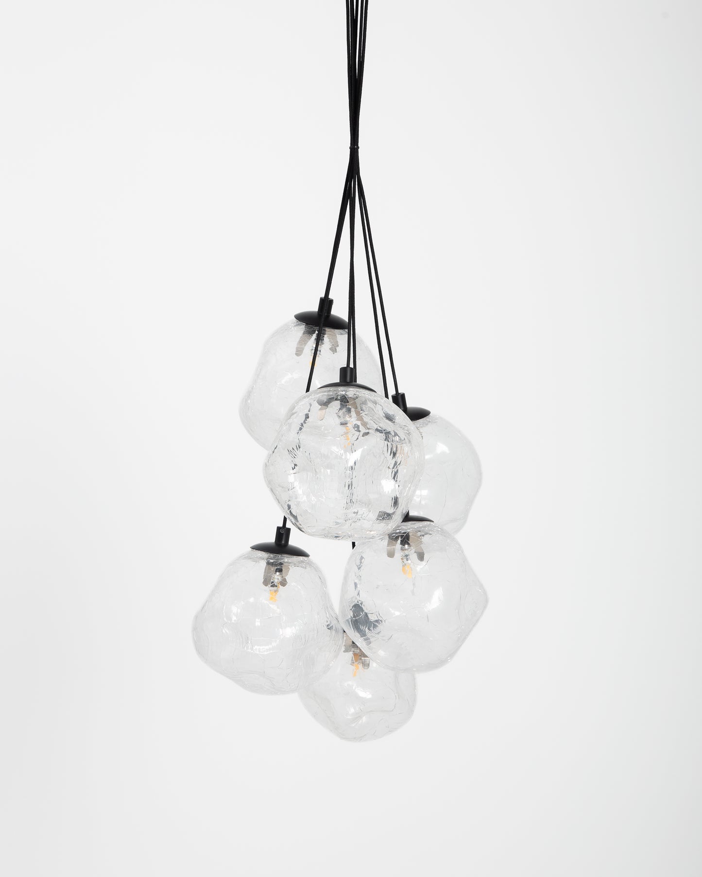 Crackle Cluster Chandelier