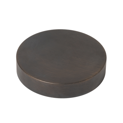 bronze brushed glass wall light metal fixture finish and pendant finish, handmade in Melbourne, showing the textured fixture finish 
