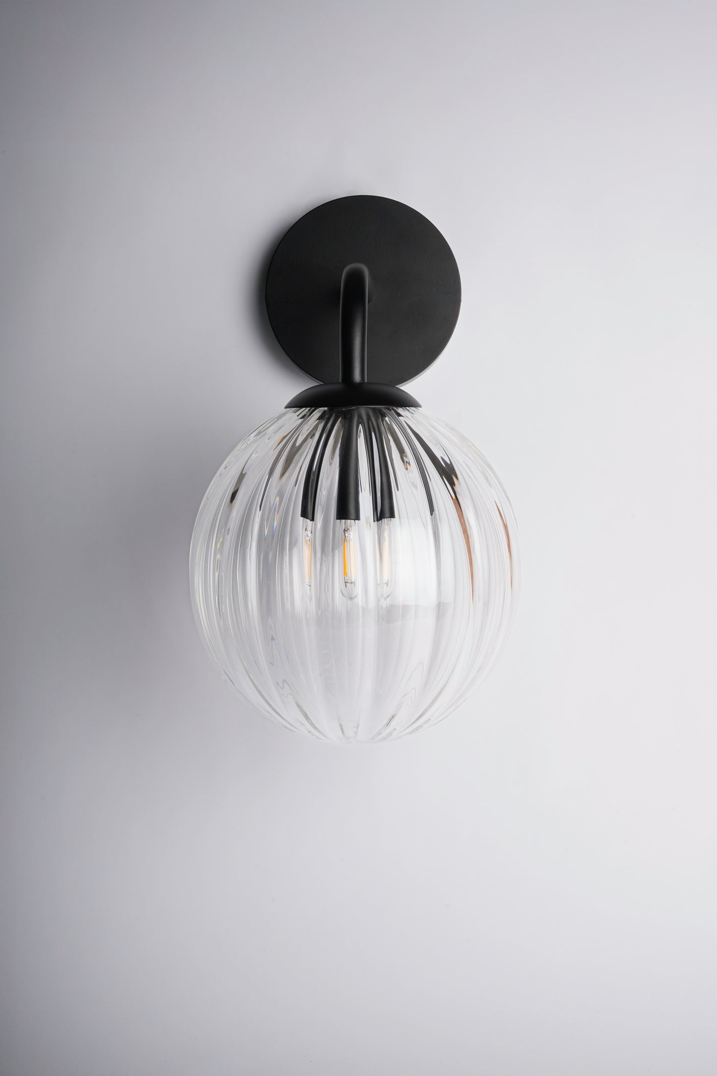 Vintage Round Arm Wall Sconce