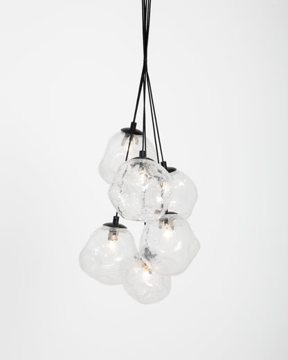 Crackle Cluster Chandelier