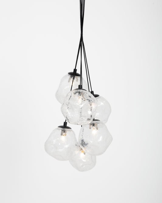 Crackle Cluster Chandelier
